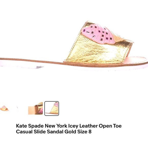 Kate Spade! Adorable, ice cream! Sandal flats - Picture 2 of 5